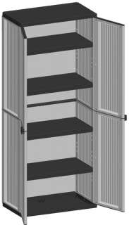 Kunststoffschrank Universalschrank Werkststtschrank Balkonschrank 