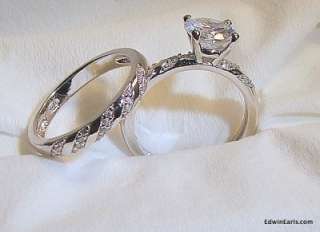 His & Hers Engagement Wedding Ring Set  