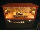 LIGHTED 118 DIECAST MODEL CAR MOTORCYCLE DISPLAY CASE