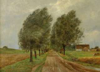 Sarus NIELSEN (1897) Sommer Regen 1920 Charlottenborg  