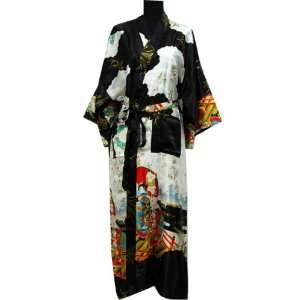 Geisha Kimono Robe Schlafanzug Bademantel Einheitsgröße  