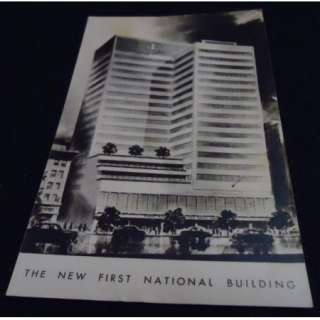 Vintage RP Postcard First National Bank Bldg TULSA OK  