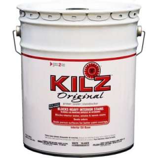 KILZ Original 5 Gal. White Sealer, Primer and Stainblocker 10030 at 