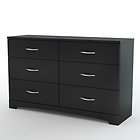 South Shore Step One Collection Bedroom Classic 6 Drawer Triple 