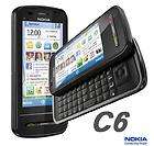 New Unlocked Nokia C6 00 Black Slide Keyboard Wifi 5 mp camera phone 