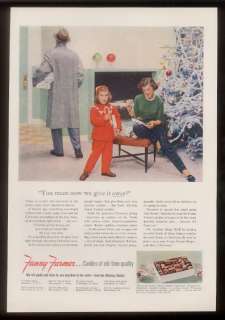 1954 Fanny Farmer candy vintage Christmas print ad  