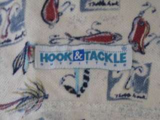 Hook and Tackle Fishing Lure Graphic Shirt Medium  