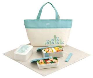 Japanese THERMOS BENTO Fresh Lunch Box & Bag DBH 552W  