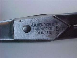   HENCKELS Twinworks Solingen Antique Barber SCISSORS Germany Vintage