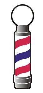LARGE BARBER POLE DECAL, Fade Resistance, Easy Install  
