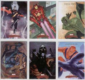 2007 Marvel Masterpieces COMPLETE BASE SET #1 90  