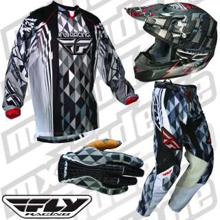   Jersey Kinetic Motocross Enduro MX Helm Handschuhe Cross 2012  