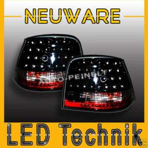 Klarglas LED Rückleuchten VW Golf IV 4 Neuware schwarz  