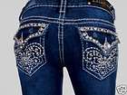   idol jeans crystal fleur de lis jewel pockets 1 13 $ 58 45 10 % off