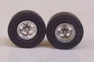 Goodyear Drag Slicks 2 Mag Wheels 125 Model Car Parts #69  