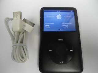 Apple iPod classic 6th Generation Black (80 GB) Music Video Player 
