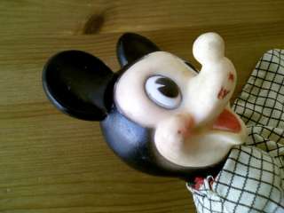 Old Walt Disney Productions Mickey Mouse Hand Puppet  