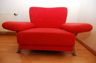 Roter Sessel, wenig benutzt in Thüringen   Schmiedefeld 