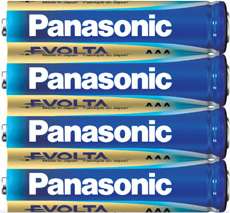AAA Panasonic Evolta Alkaline Batteries WORLDS BEST  
