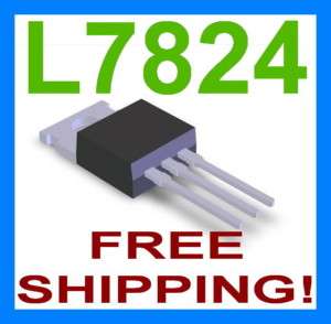 10 x L7824CV L7824 7824 Voltage Regulator IC +24V 1A  