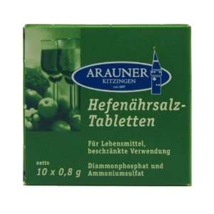 Arauner Kitzinger Hefenährsalz Tabletten, 10x0,8g  