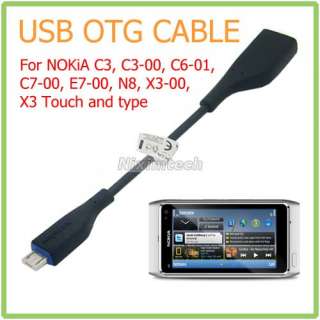 USB on the go adaptor otg Cable CA 157 For Nokia N8 C7  