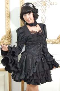 GLP Gothic Lolita Kleid Cosplay schwarz lila Petticoat  