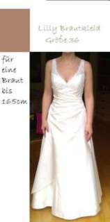 wunderschönes Brautkleid Hochzeitskleid Lilly Gr 36 38 mit Spitze in 