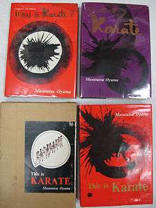 ADVANCED KARATE Mas Oyama Lot 1st Edition WHAT IS & THIS IS Rare Set 