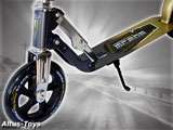 Hudora Roller Big Wheel Scooter Aluroller MC 205 gold  