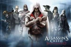 ASSASSINS CREED BROTHERHOOD POSTER assassins Ezio NEW  