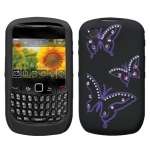Butterfly Laser cut Skin Cover for Blackberry Curve 8520 8530 9300 