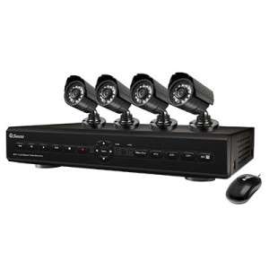 Swann Alpha Defend & Deter 8 Ch Security DVR 4 CCD 480TVL Cameras 
