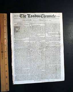   Army at Middlebrook 1779 Original Revolutionary War Newspaper  