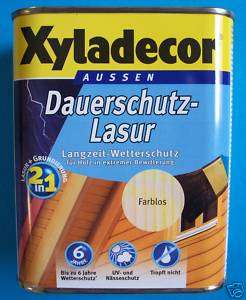 Xyladecor Dauerschutzlasur 2 in1 f. Außen (7,49€/l)  