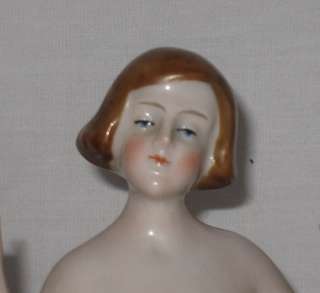 ANTIQUE GERMAN 4 FINE PORCELAIN HALF DOLL ARMS AND HANDS AWAY  