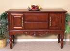 Red Mahogany / Cherry Traditional Sideboard Server  