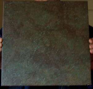 Ultra Strong NonSlip Riven Dark Brown/Green Floor Tiles  