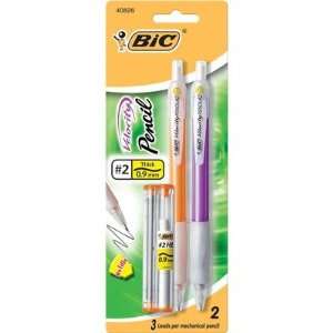  2 Count .9mm Bic Velocity Mechanical Pencil [Set of 6 