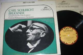 CARL SCHURICHT   Bruckner Symphony # 9 LP  