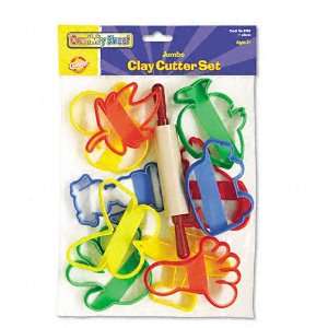  Creativity Street® Clay Cutter Set, Rolling Pin and 10 