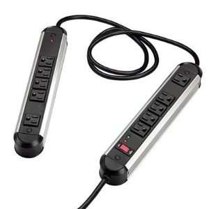  Fellowes 99082   Split Metal Surge Protector w/2 Outlet 