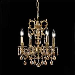  Crystorama 5524 Gramercy Collection   4 Light Chandelier 