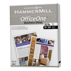  Hammermill Office One Business Gloss 32lb 8 1/2 X 11 White 