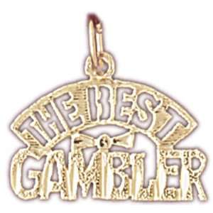   14k Gold Charm Vegas Inspired 0.9   Gram(s) CleverEve Jewelry