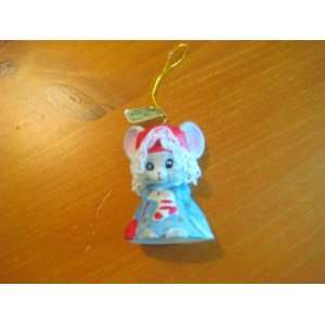  Lil Chimers Handpainted Bisque Porcelain Mouse Bell 
