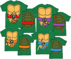TMNT Teenage Mutant Ninja Turtles Costume T Shirt Tee  
