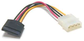 ATX Molex Power to SATA Power Adapter Cable  