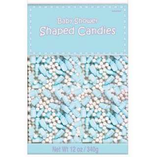Baby Shower Shaped Candy   Blue   This package contains 12 oz. of blue 