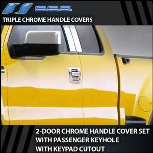  2004 2012 Ford F150 2dr Chrome Door Handle Covers (w/pass 